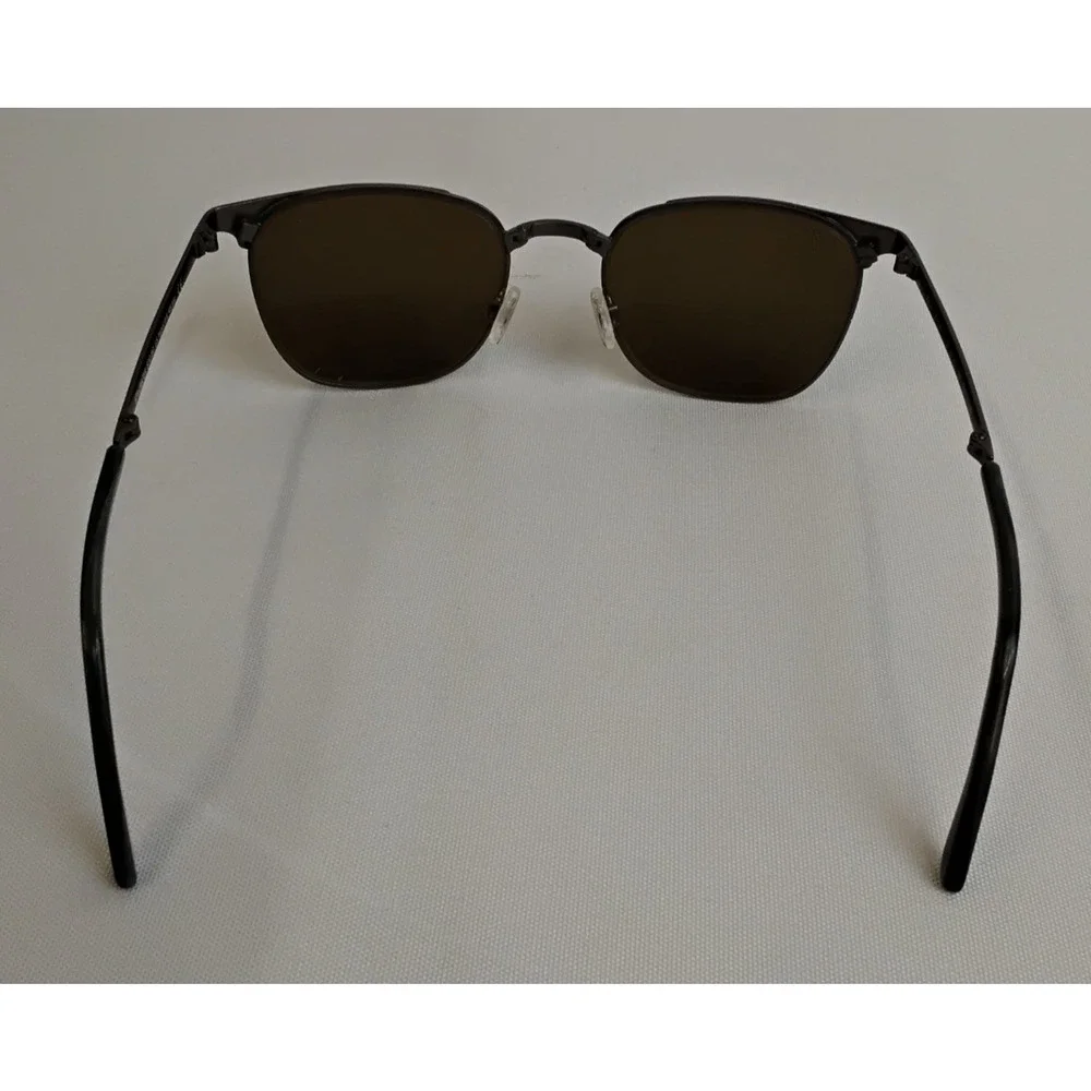 Maui Jim Stillwater Foldable Sunglasses STG-BG 52-20-145 Silver w/ Case #J5706